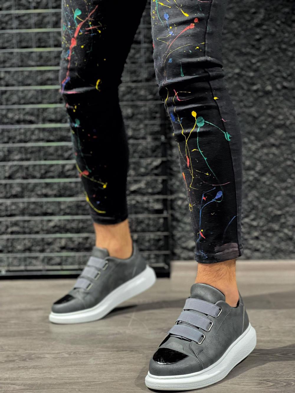 Knack Sneakers Ayakkabı 888 Gri m8841