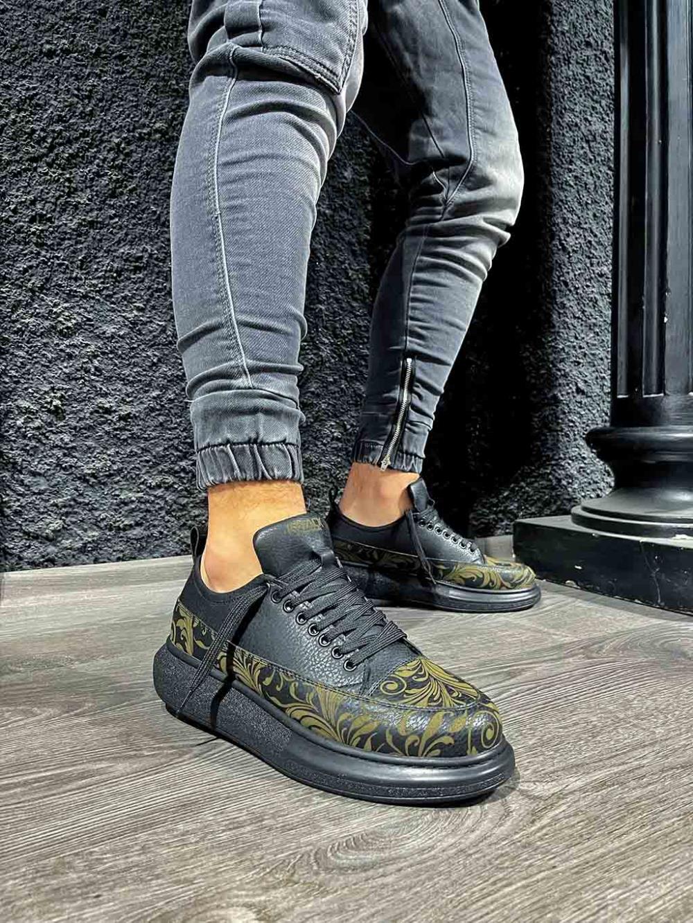Knack Sneakers Ayakkabı 812 Siyah (Siyah Taban) m9032