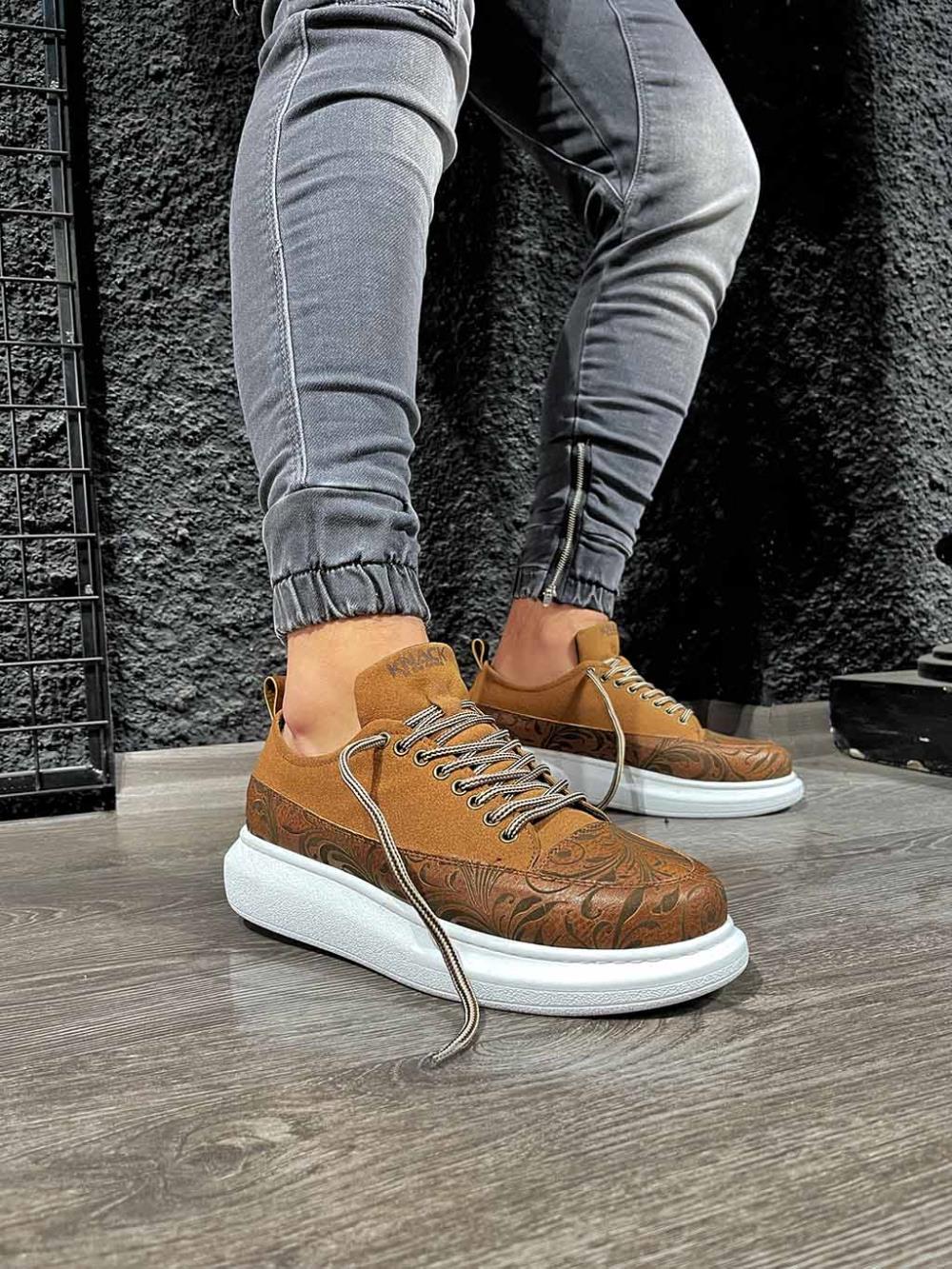 Knack Sneakers Ayakkabı 812 Taba Süet m9065