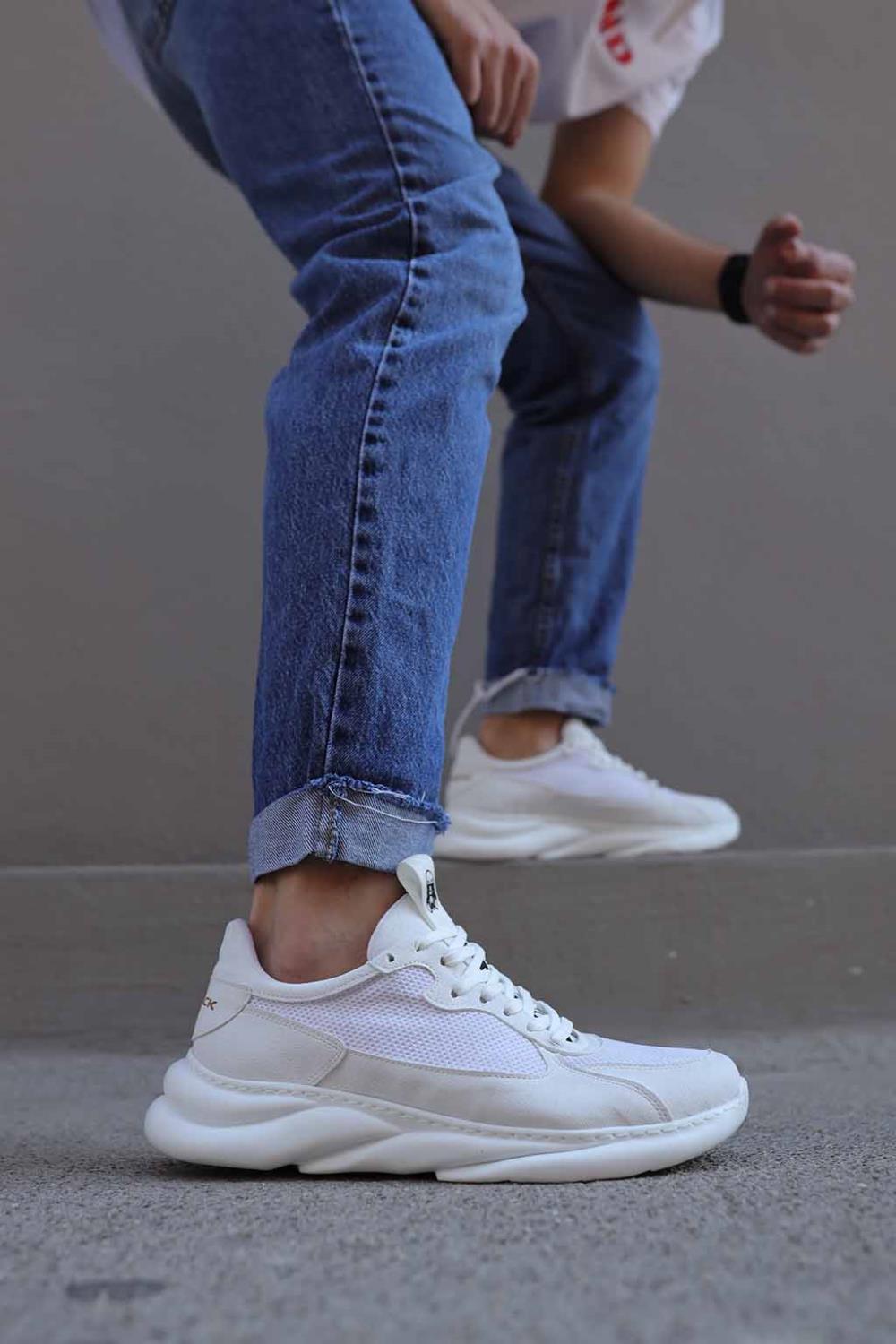Knack Sneakers Ayakkabı 065 Beyaz Süet m95113